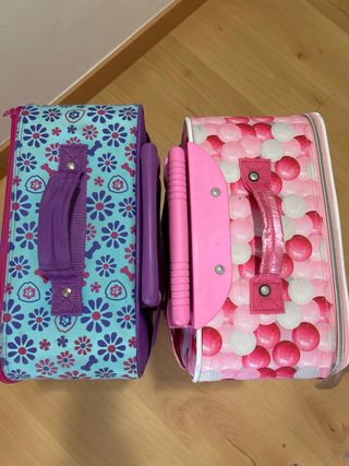 Maletas infantiles de tela con ruedas