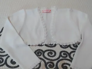 Giacca bolero corta bianca