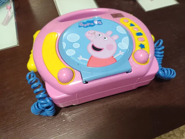 Reproductor CD Peppa Pig Infantil Rosa