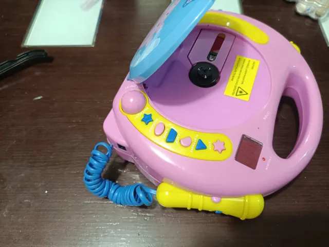 Reproductor CD Peppa Pig Infantil Rosa