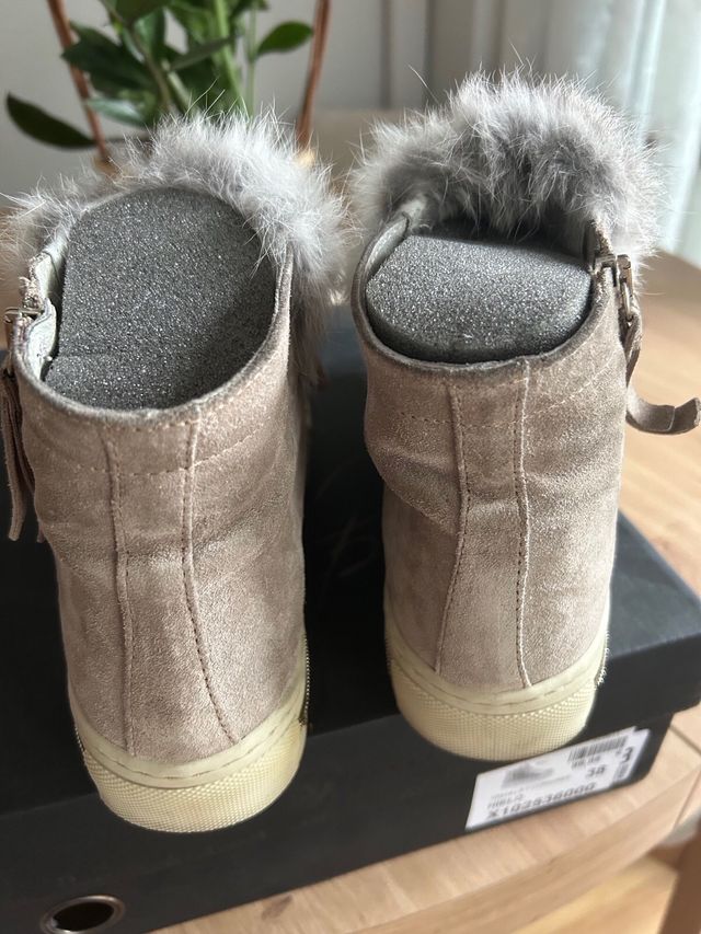 Botines Alpe Beige/Gris Talla 38