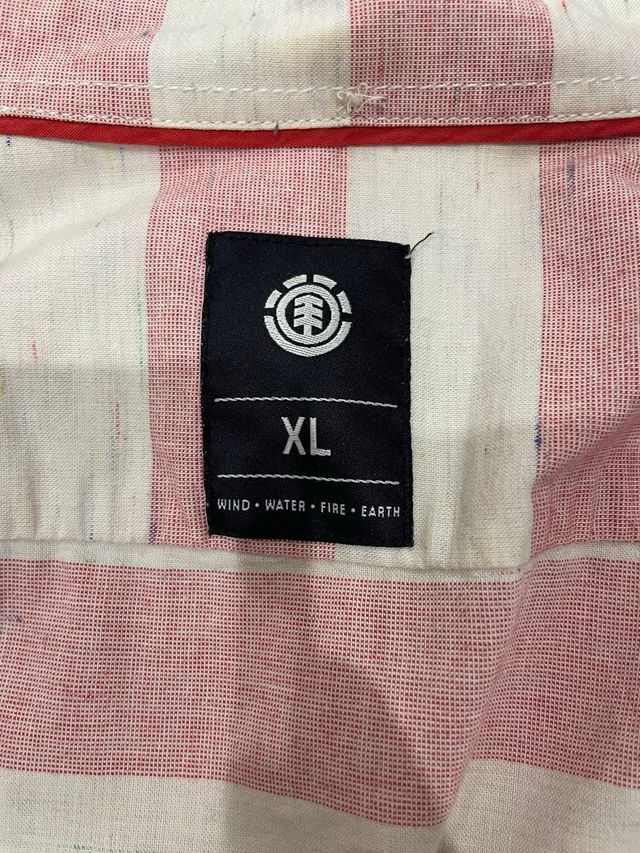 Camisa Element Rayas Rosas y Blancas