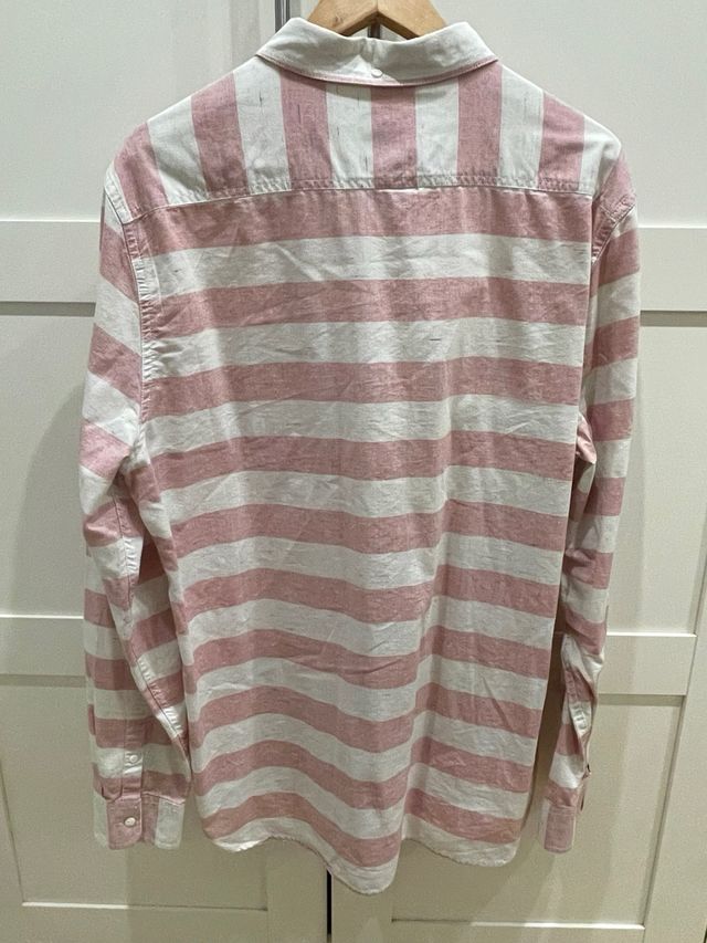 Camisa Element Rayas Rosas y Blancas