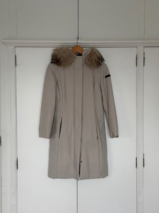 Parka RRD beige capucha pelo Talla 46