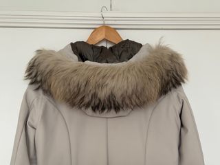 Parka RRD beige capucha pelo Talla 46