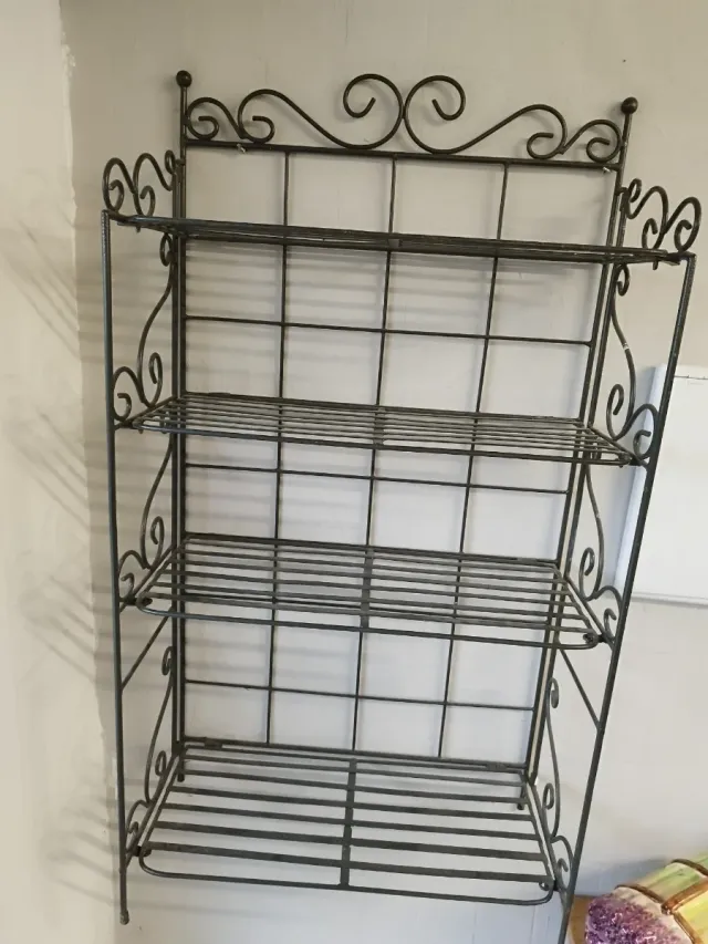 Estantería de hierro plegable