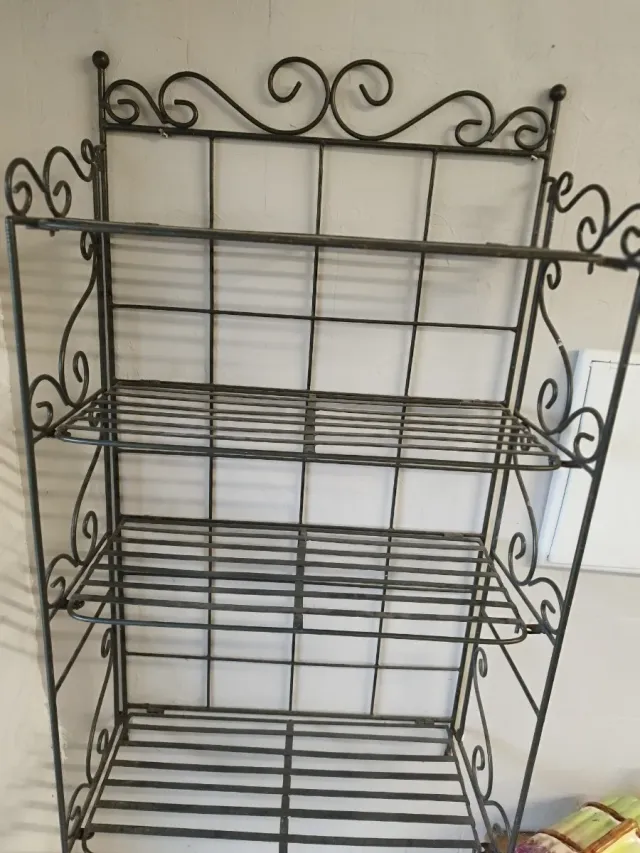 Estantería de hierro plegable