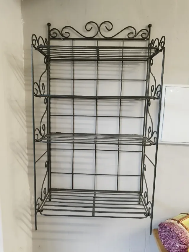 Estantería de hierro plegable