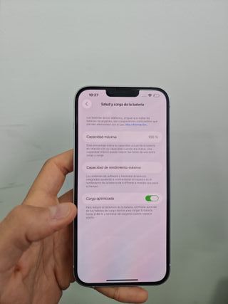 Batteria viola per iPhone 14 Plus 128 GB 100%