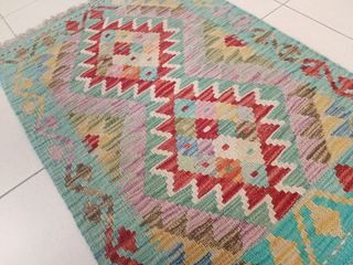 Tappeto Kilim afgano 89x62 cm lana