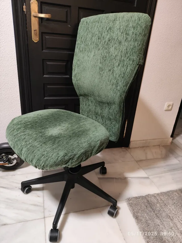 Silla de oficina verde