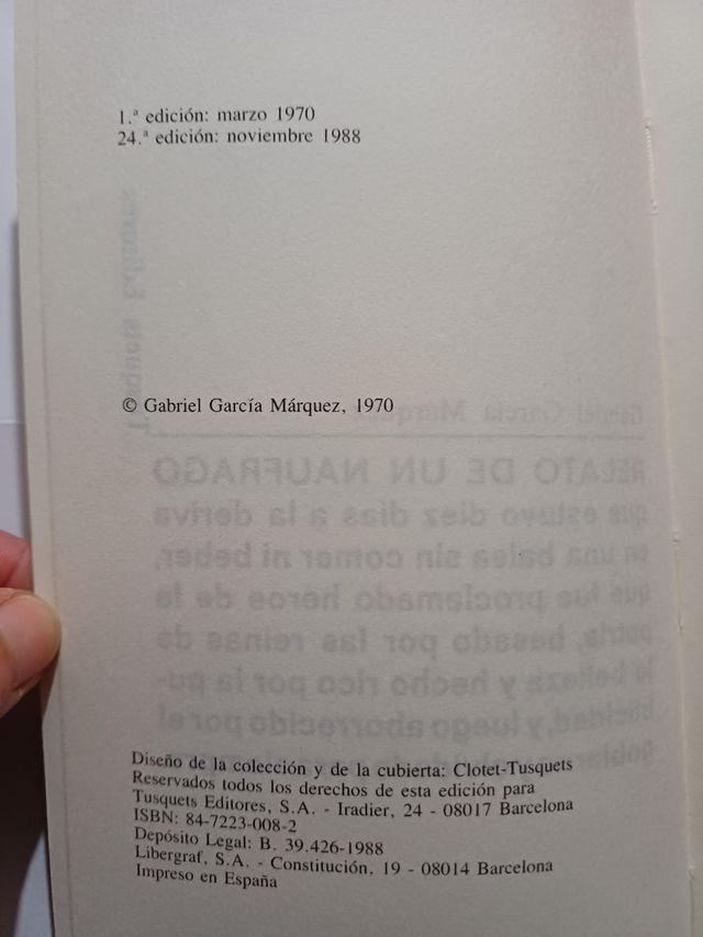 Relato de un naufrago