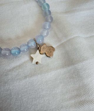 Pulsera Tous piedras azules y oso
