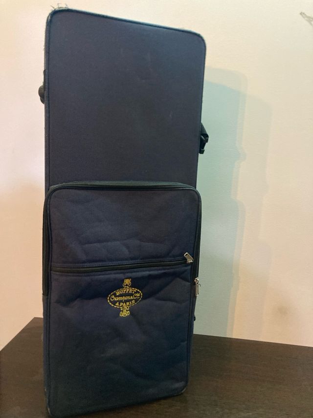 Funda estuche mochila rígida para saxofón tenor