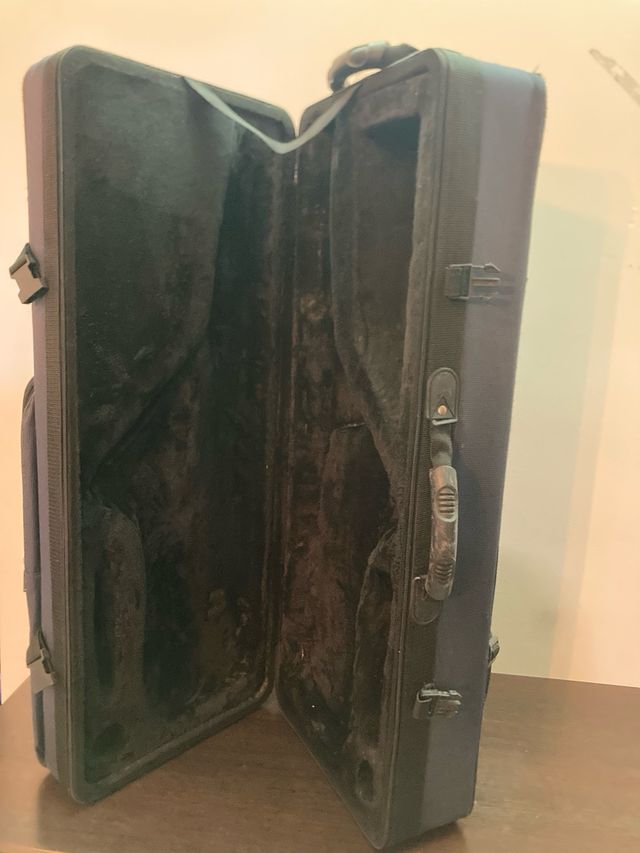 Funda estuche mochila rígida para saxofón tenor