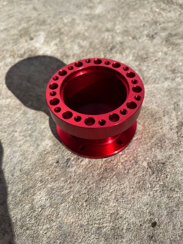 Espaciador Volante Rojo Aluminio 5cm