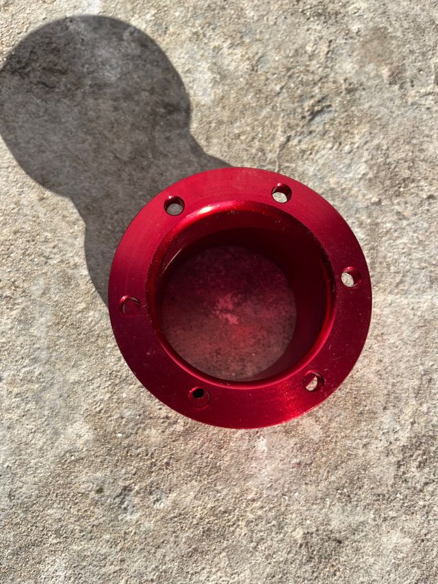 Espaciador Volante Rojo Aluminio 5cm