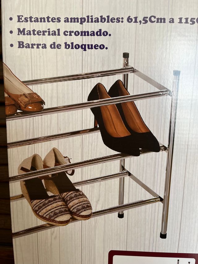 Zapatero Extensible Cromado