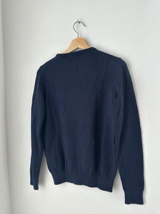 Jersey Hackett Azul Marino con Número 1 Verde