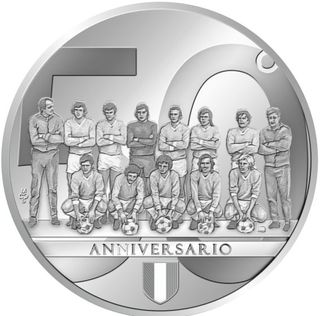 Medaglia 50° Anniversario 1° Scudetto Lazio
