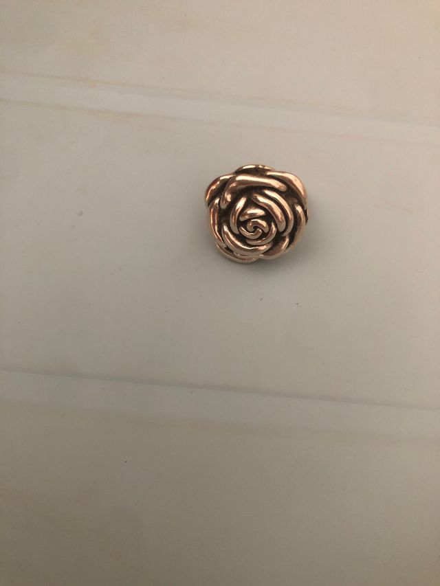 Anillo Plata Diseño Rosa número 7