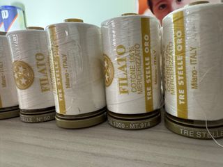 24 rocchetti Filo Cotone Tre Stelle N50