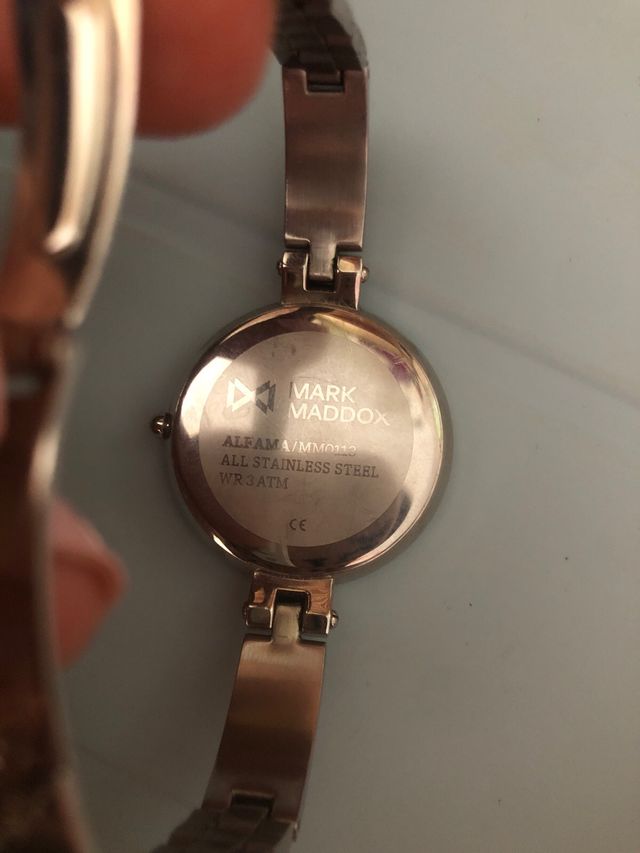 Reloj Mark Maddox Plata y Blanco