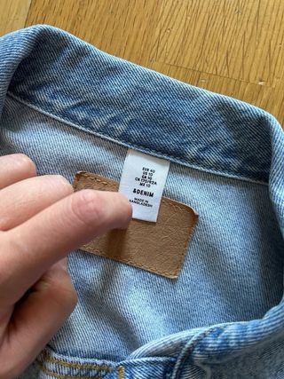 Cazadora vaquera H&M mujer Talla L/40