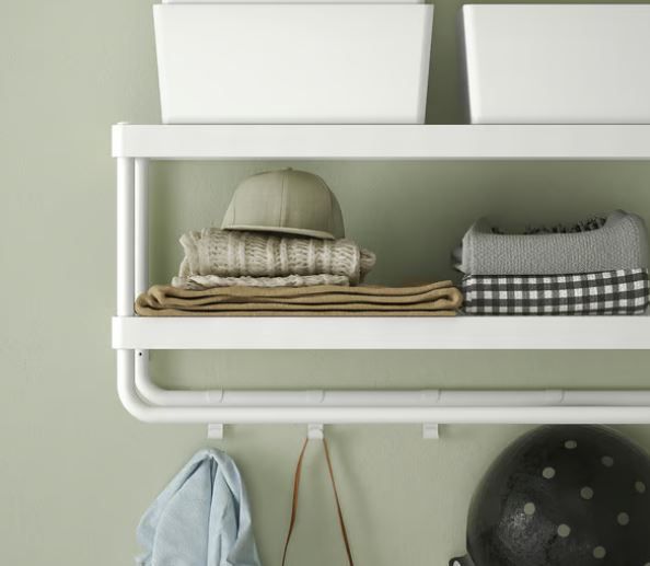 Perchero IKEA Mackapar Blanco 78cm