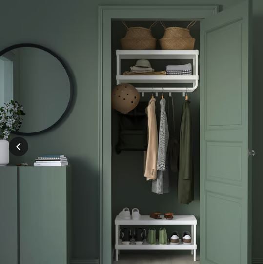 Perchero IKEA Mackapar Blanco 78cm