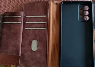 Cartera Pola Marrón para Móvil