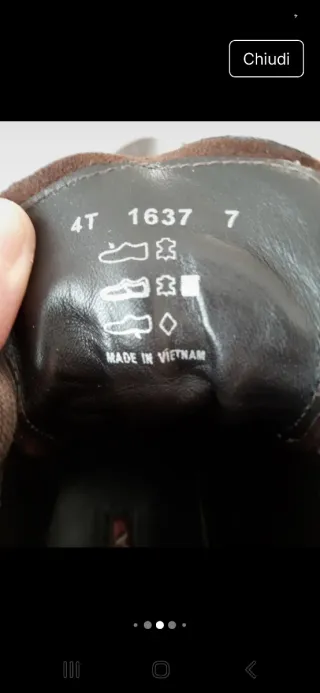 Scarpe Prada uomo stringate marroni 41