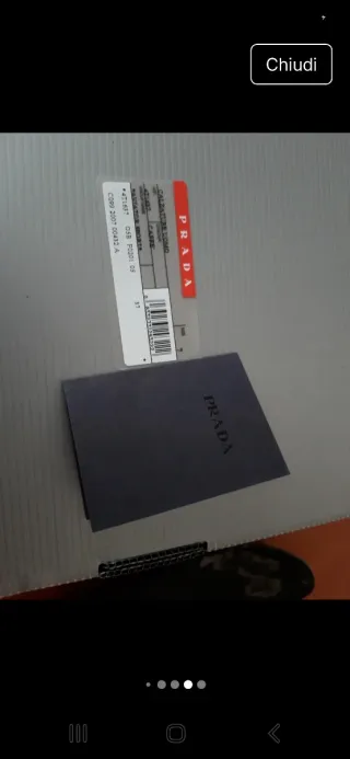 Scarpe Prada uomo stringate marroni 41