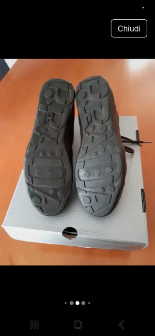 Scarpe Prada uomo stringate marroni 41