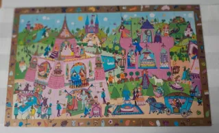 Puzzle Djeco Observación Princesas 54 piezas