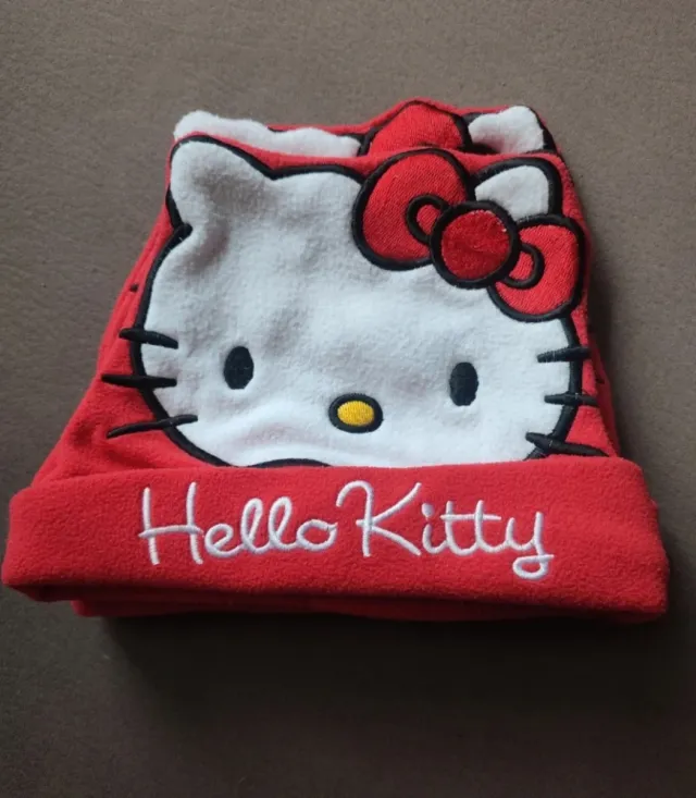 Bufandas y Gorros  Hello Kitty Rojo
