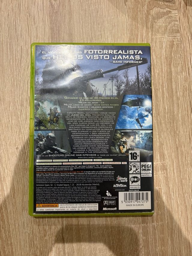 Call of Duty 4 Modern Warfare Xbox 360