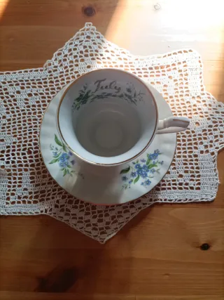 Tazza da thè inglese July in porcellana