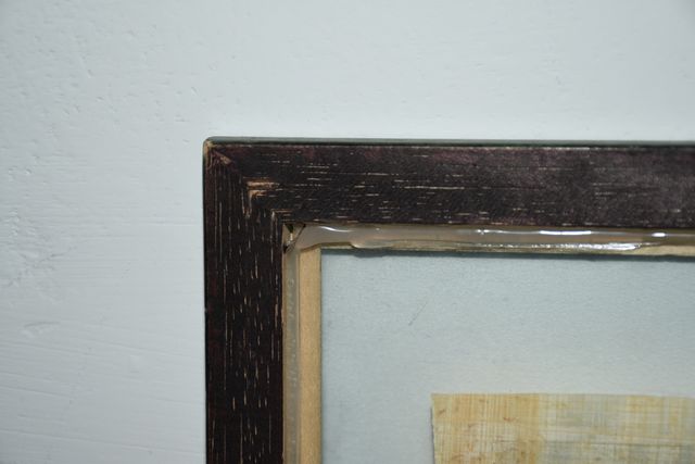 Cuadro Papiro Egipcio Doble Cristal