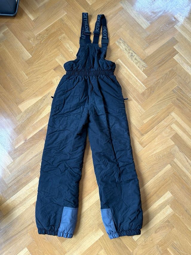 Peto de esqui y nieve negro 12 años