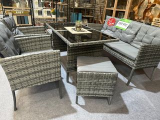 Conjunto Terraza Andy Mesa y Sofá