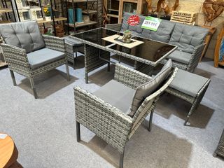 Conjunto Terraza Andy Mesa y Sofá