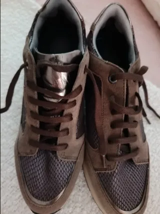 Stonefly Zapatilla Talla 38 Marrón/Plata