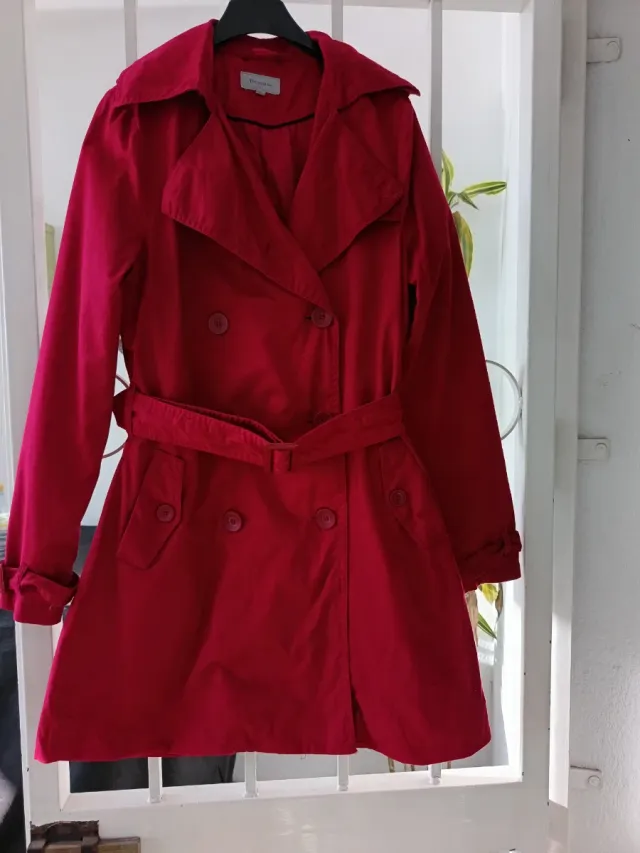 Trench da donna rosso