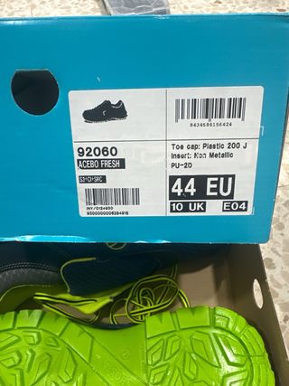 Zapatos de seguridad Robusta azules y verdes