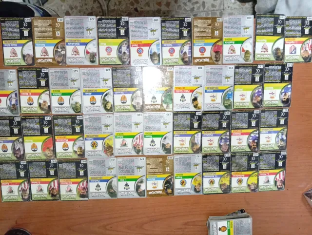 Colección cromos El juego de la liga Bollycao.