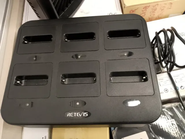 Retevis RT68 NR10 Carregador 6 Unidades