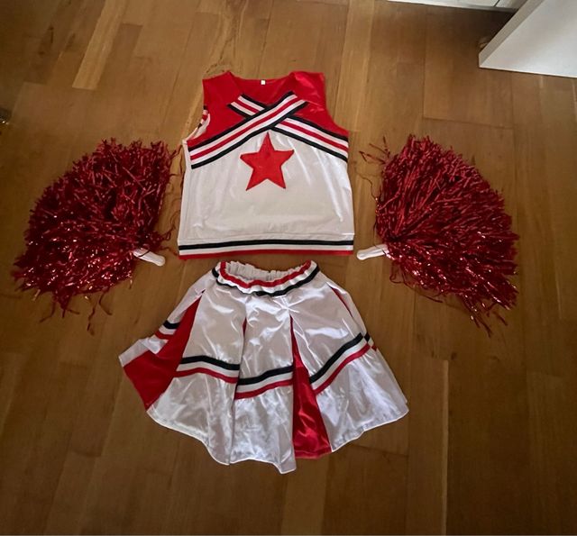 Disfraz Animadora +pompones