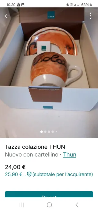 Tazza colazione THUN nuova