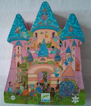 Puzzle Djeco Castillo Princesas 54 Piezas